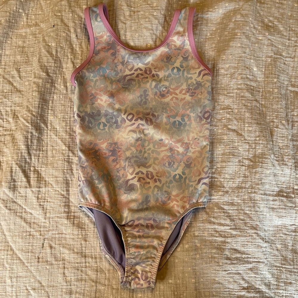 Pink & Purple Cheetah Patterned Leotard